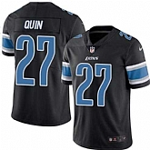 Nike Men & Women & Youth Lions 27 Glover Quin Black Color Rush Limited Jersey,baseball caps,new era cap wholesale,wholesale hats